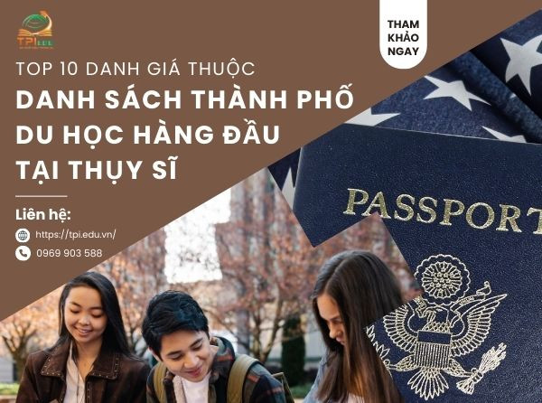 Top 10 danh giá thuộc danh sách thành phố du học hàng đầu tại Thụy Sĩ